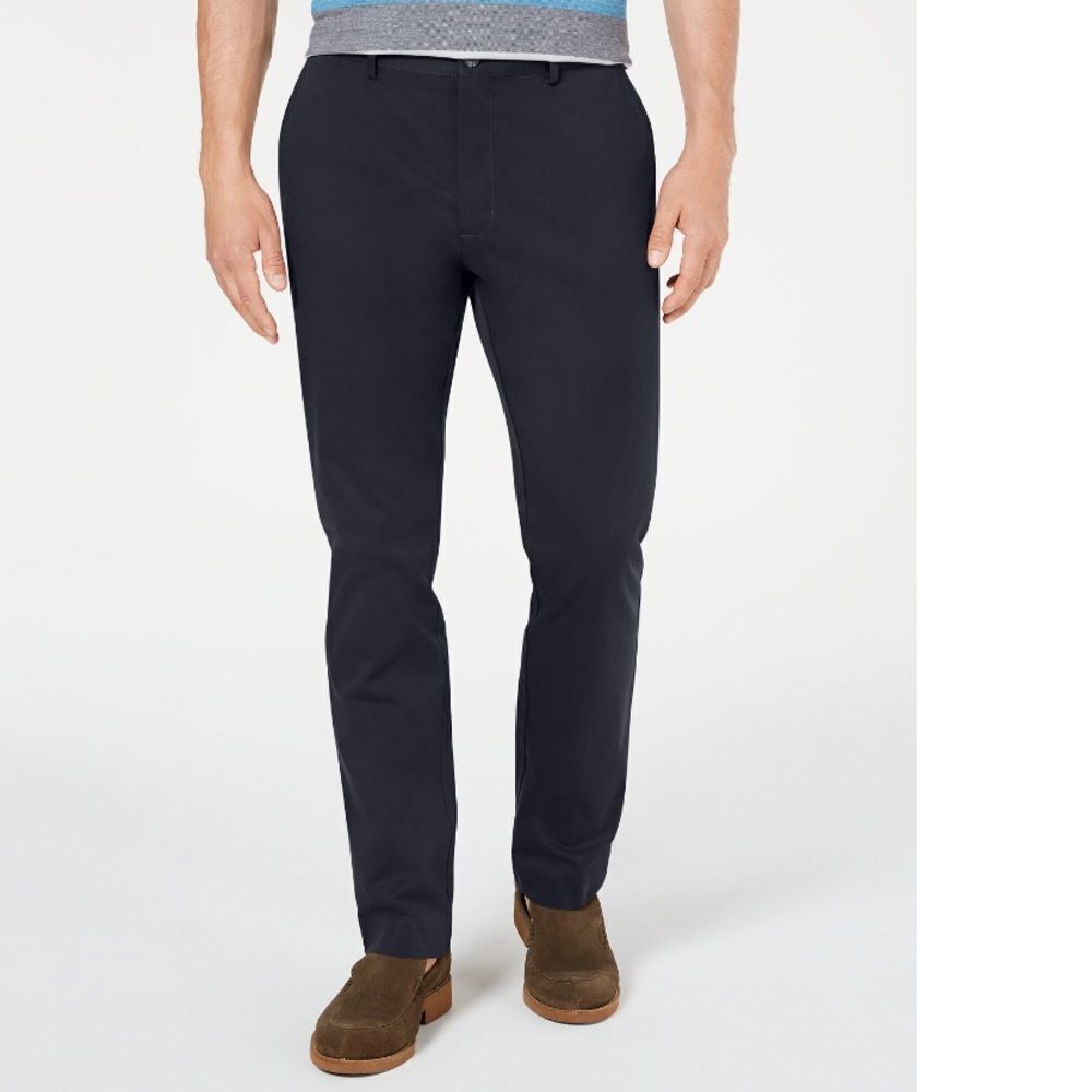 Tasso Elba Men’s Lunca Flat Front Stretch Pants